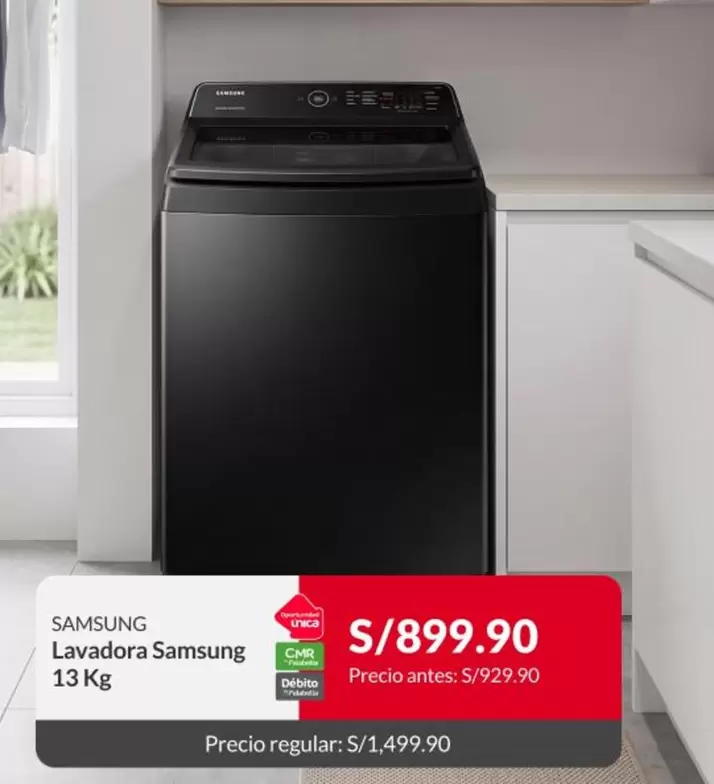 Samsung - Lavadora  13 Kg