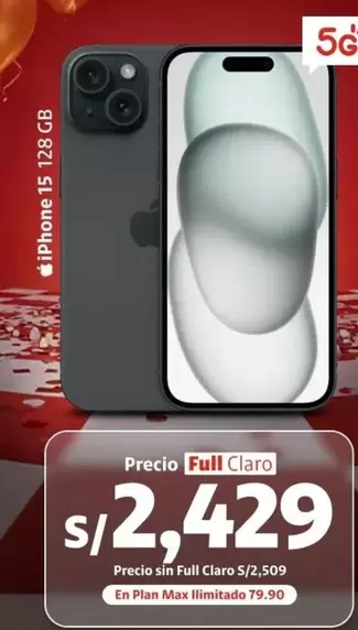 Apple - iPhone 15 128 GB