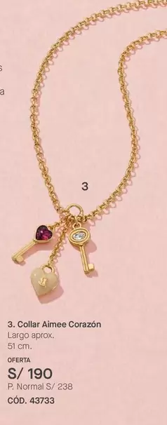 3. Collar Aimee Corazón
