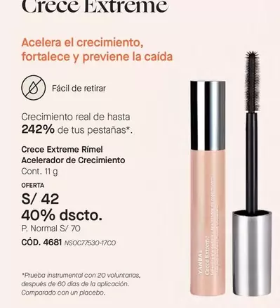 Real - Creece Extreme Rímel Acelerador de Crecimiento CÓD. 4681