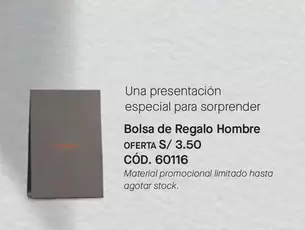 Una - Bolsa de Regalo Hombre CÓD. 60116