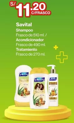 Savital - Shampoo, Acondicionador, Tratamiento