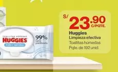 Huggies - Limpieza efectiva Toallitas húmedas