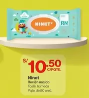 Ninet - Recién nacido Toalla húmeda