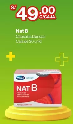 Mega - Nat B Cápsulas blandas