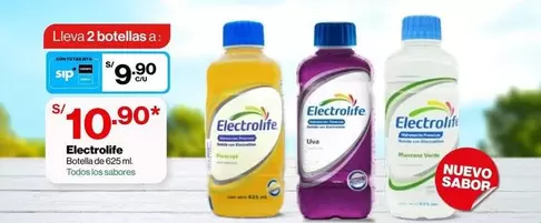 Electrolife Botella de 625 ml