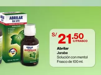 Abrilar EA 575 Jarabe Solución con mentol