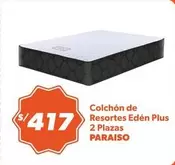 Paraiso - Colchón de Resortes Edén Plus