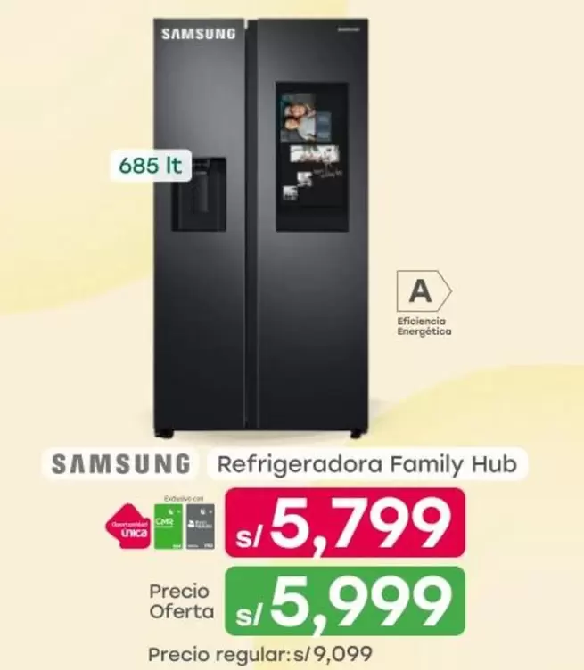 Samsung - Refrigeradora Family Hub