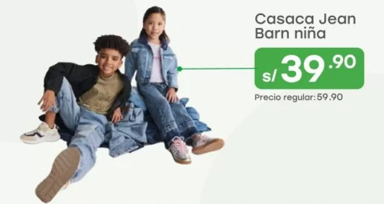 Casaca Jean Barn niña