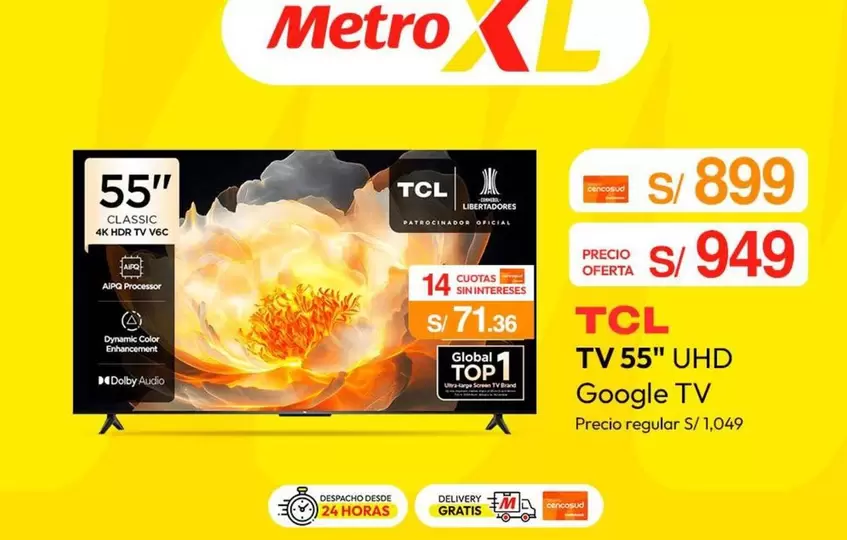 Global - TV 55" UHD Google TV