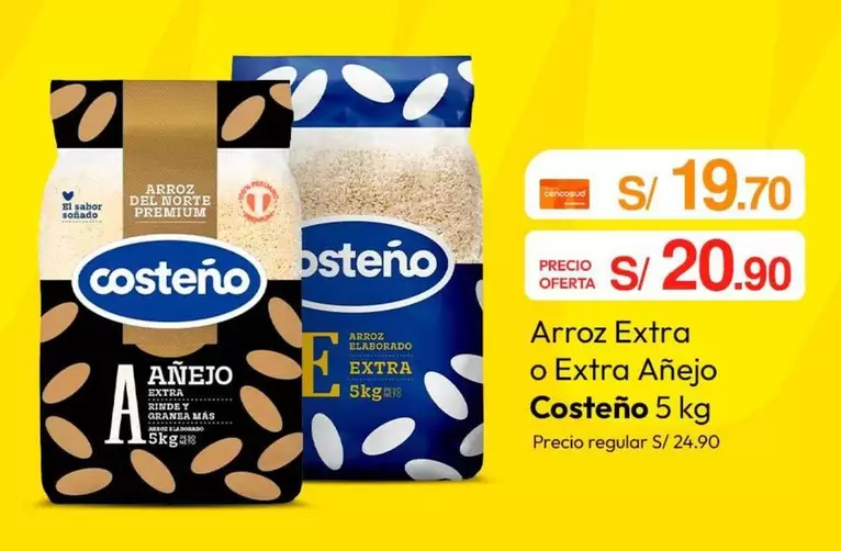 Costeño - Arroz Extra o Extra Añejo