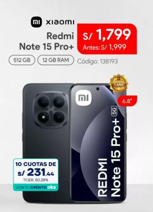Xiaomi - Redmi Note 15 Pro+