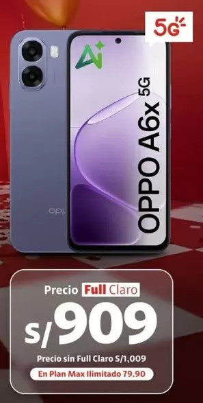 OPPO A6x 5G