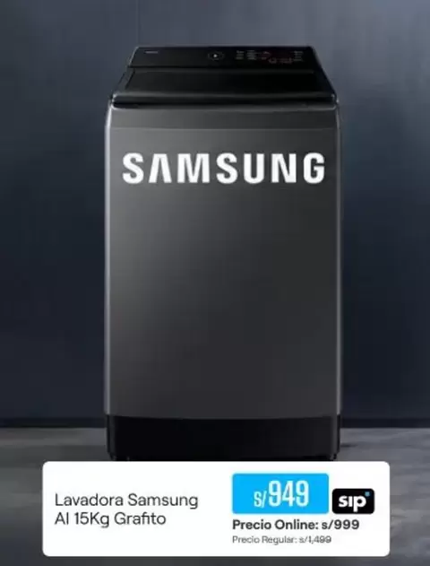 Samsung - Lavadora Al 15Kg