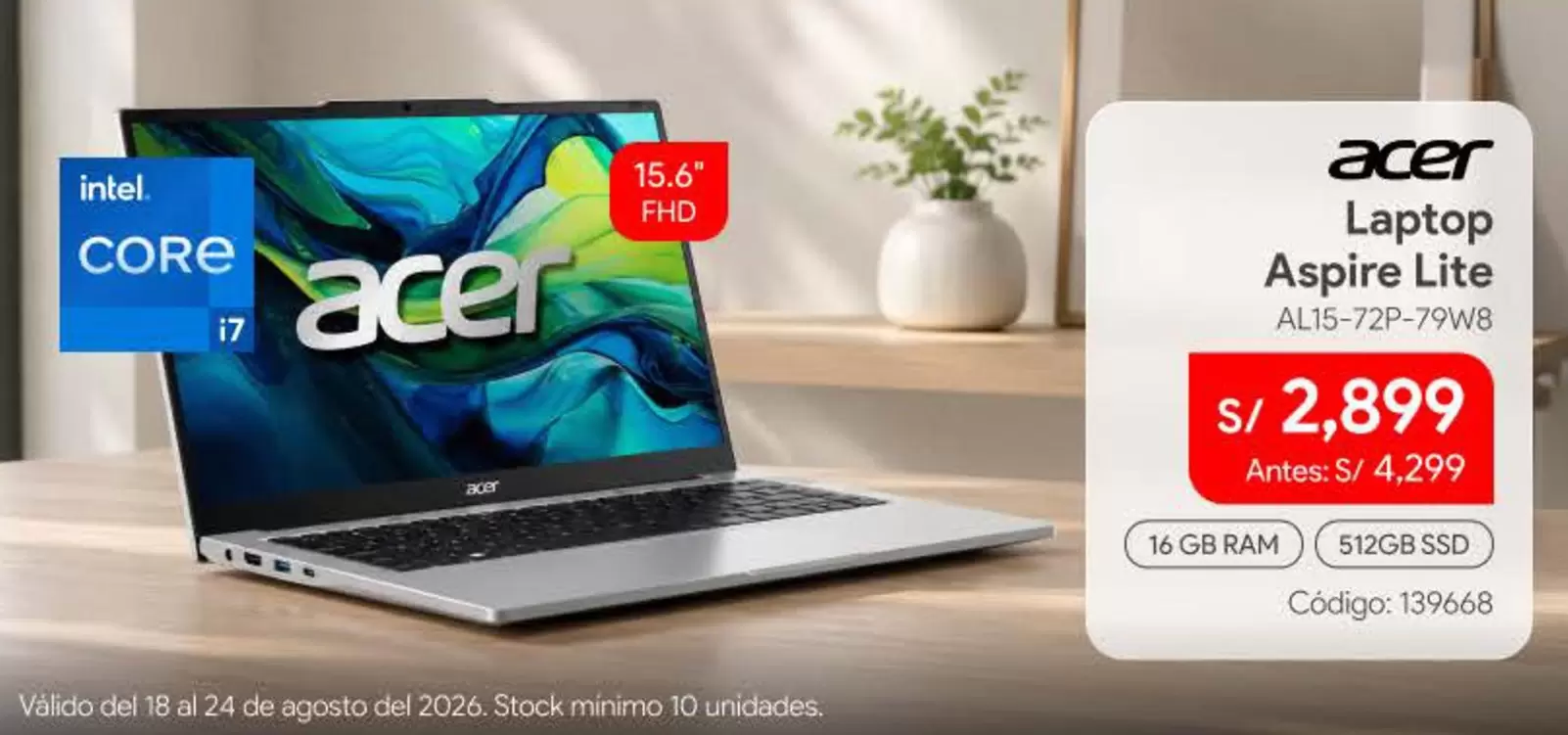 Acer - Laptop Aspire Lite AL15-72P-79W8