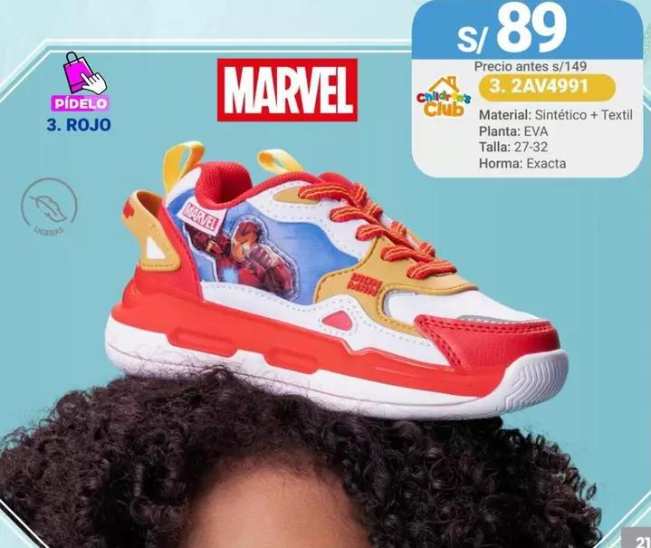 Marvel - Zapatillas 3. 2AV4991