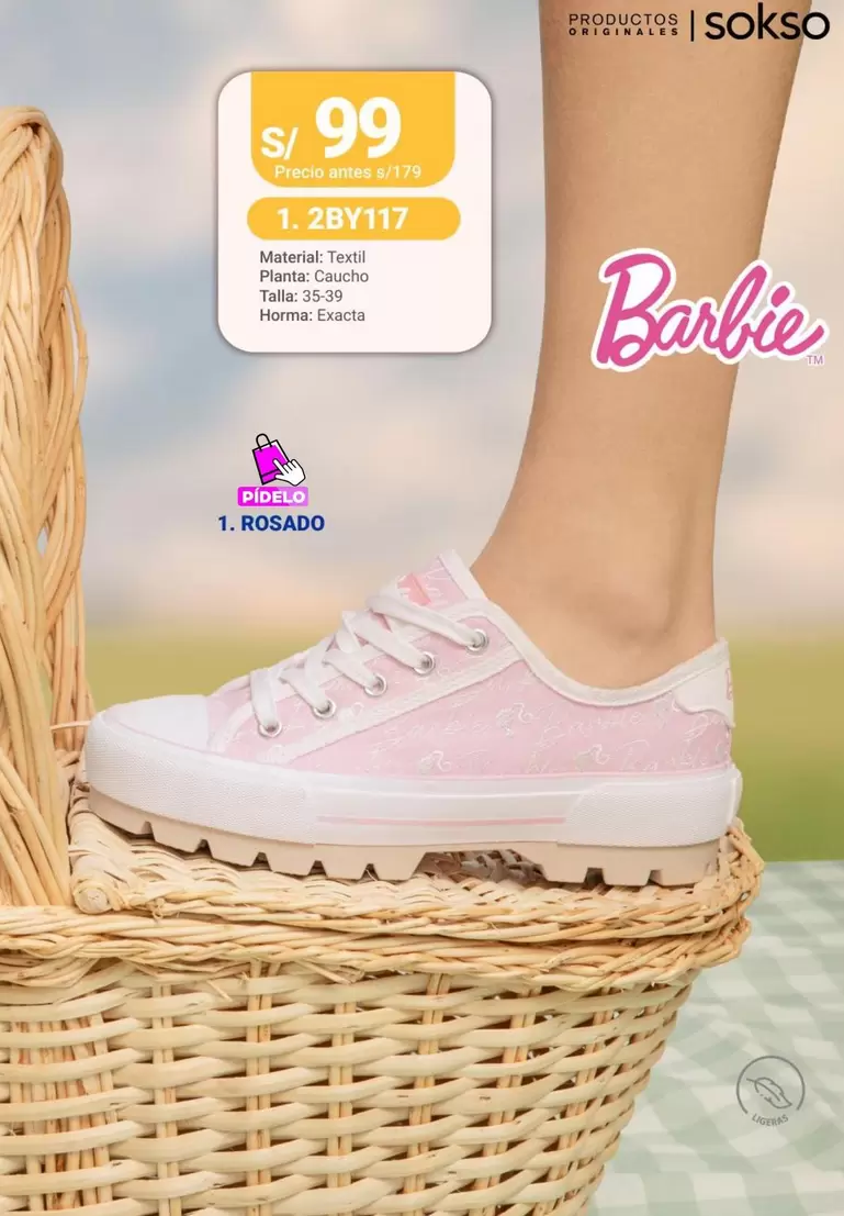 Barbie - Zapatillas 1.20Y117