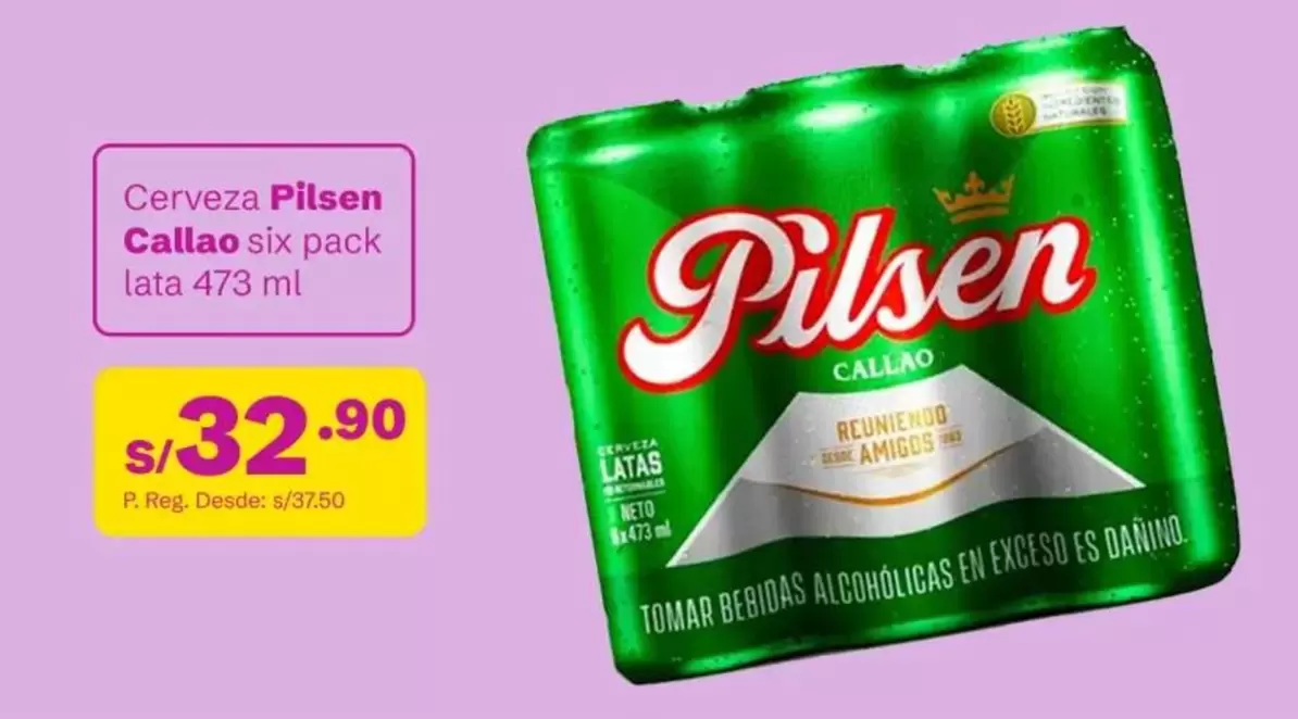 Pilsen - Cerveza Callao six pack