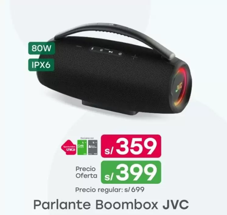 JVC - Parlante Boombox