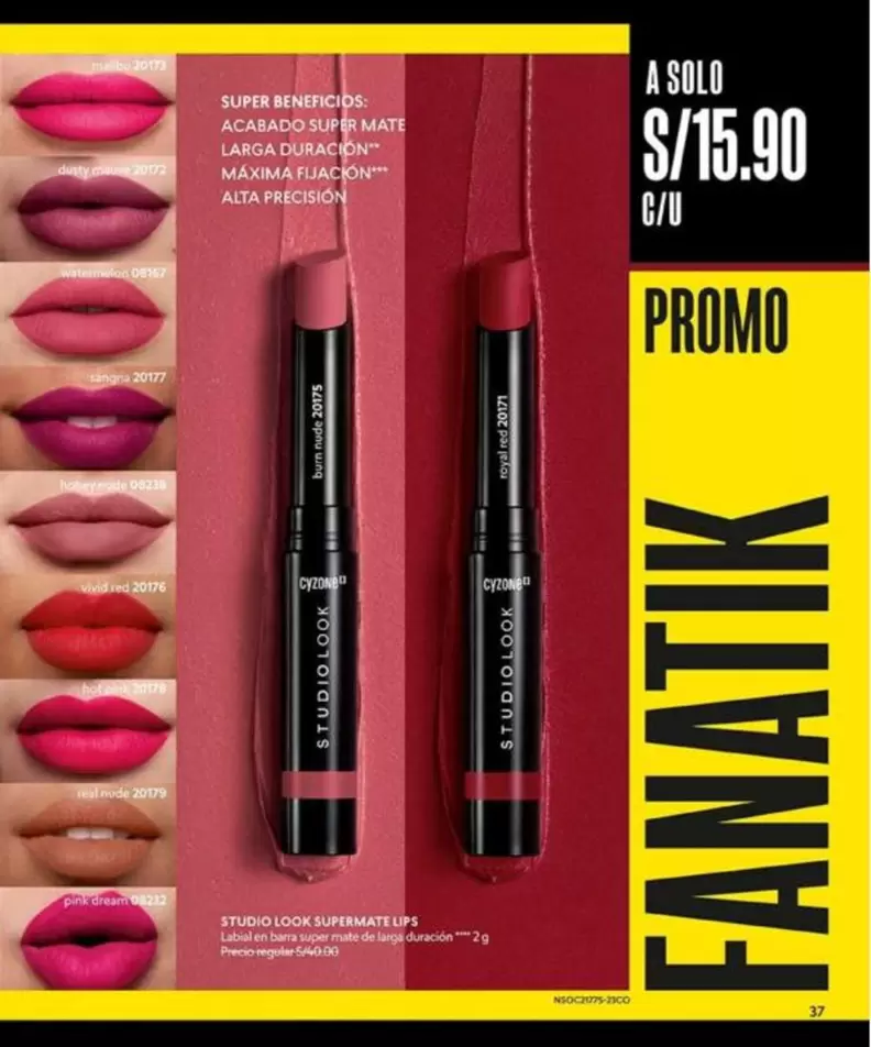Pink - STUDIO LOOK SUPERMATE MATTE LIPSTICKS