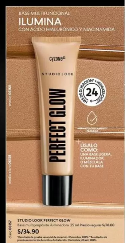 Studio - PERFECT GLOW Base Multifuncional Ilumina