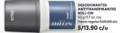 DESODORANTES ANTITRANSPIRANTES ROLL-ON