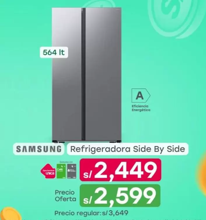 Samsung - Refrigeradora Side By Side