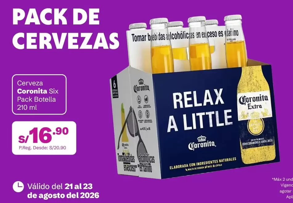 Coronita - PACK DE CERVEZAS