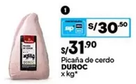 Picaña de cerdo DUROC