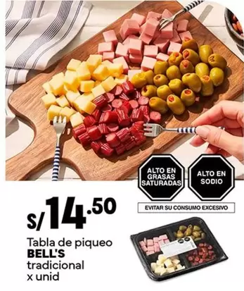 Bell's - Tabla de piqueo tradicional