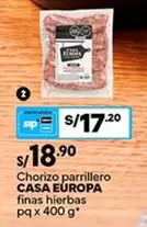 Casa Europa - Chorizo parrillero