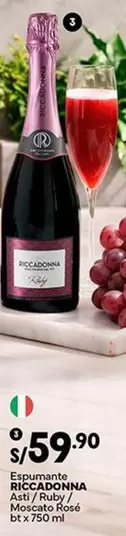 Riccadonna - Espumante Asti / Ruby / Moscato Rosé