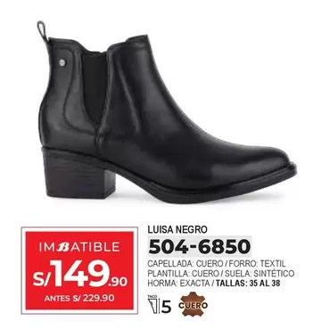 LUISA NEGRO 504-6850