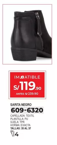 SARITA NEGRO 609-6320