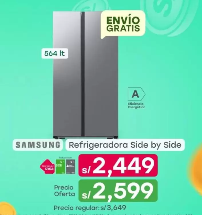Samsung - Refrigeradora Side by Side