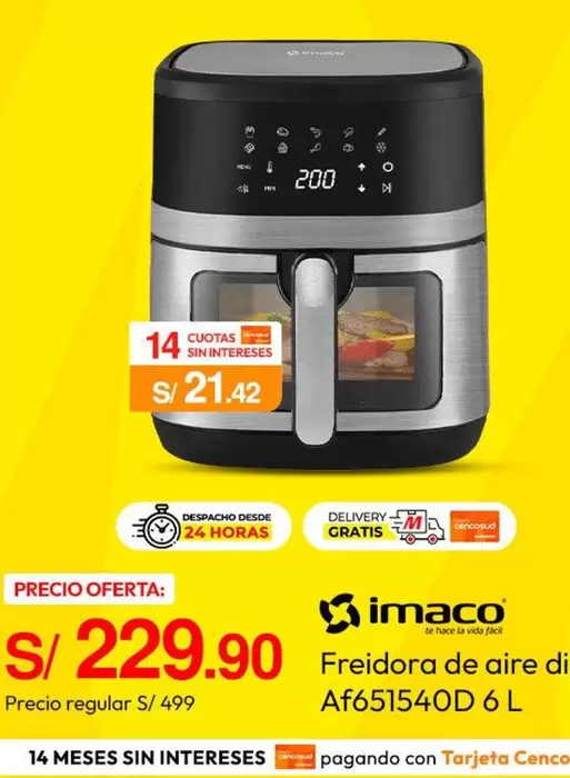 Imaco - Freidora de aire