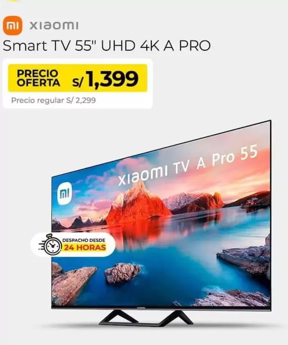 Xiaomi - Smart TV 55" UHD 4K A PRO