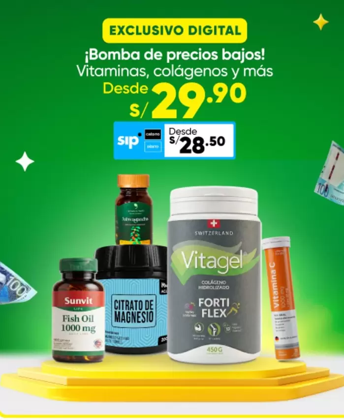 Vitaminas, colágenos y más