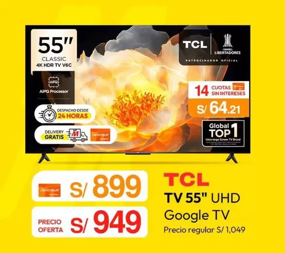 Global - TV 55" UHD Google TV