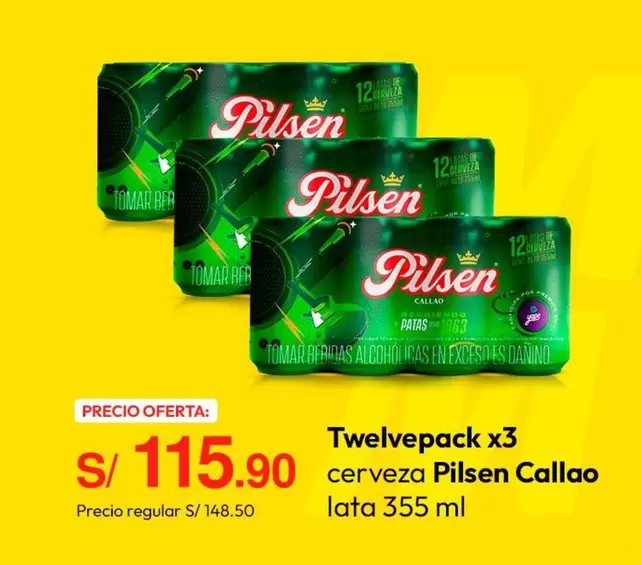 Pilsen - cerveza Callao lata