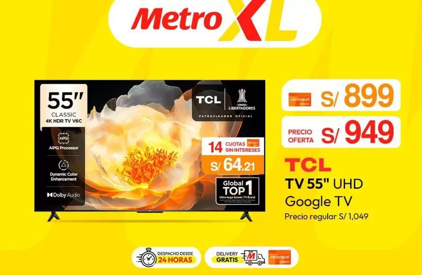 Metro - TV UHD Google TV