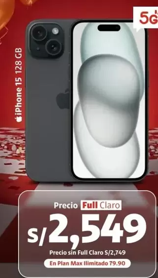 Apple - iPhone 15 128 GB