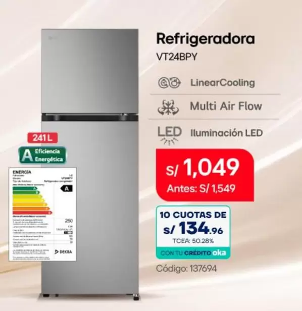 Refrigeradora VT24BPY