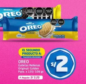 Oreo - Galletas Rellenas Original / Golden