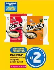Bimbo - Rapiditas Tortillas Clásicas/Integrales