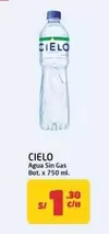 Cielo - Agua Sin Gas Bot. x 750 ml.
