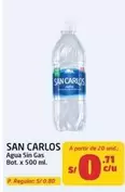 San Carlos - Agua Sin Gas Bot.