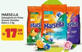 Marsella - Detergente en Polvo Aromas Variados