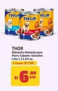 Thor - Alimento Húmedo para Perro Sabores Variados Lata